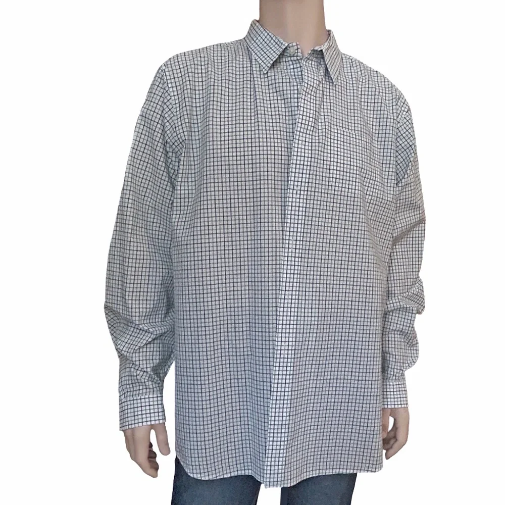 Brooks Brothers Shirt All Cotton Long Sleeve Button Down Windowpane Check - Picture 2 of 14
